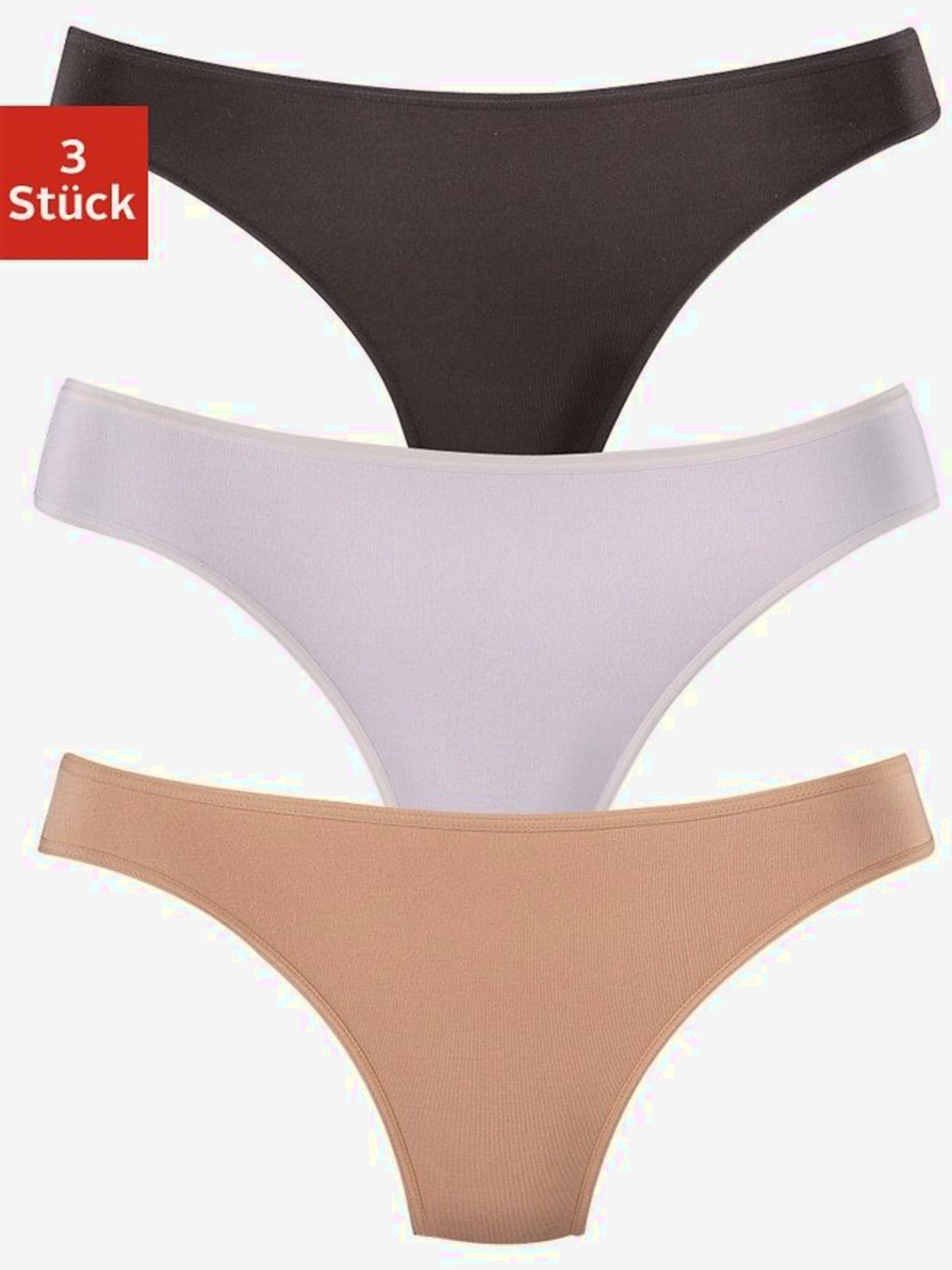 Lot de 3 strings lascana