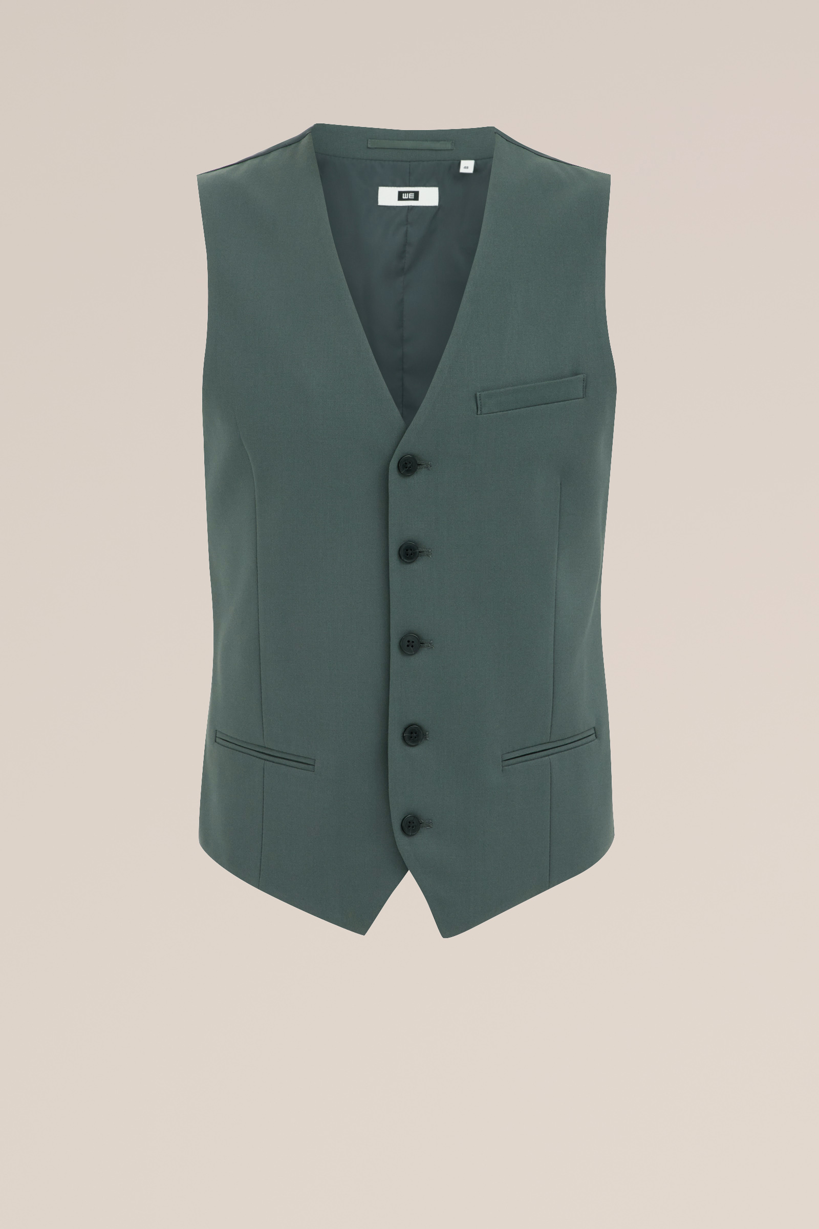 slim fit gilet Fundamentals Groen