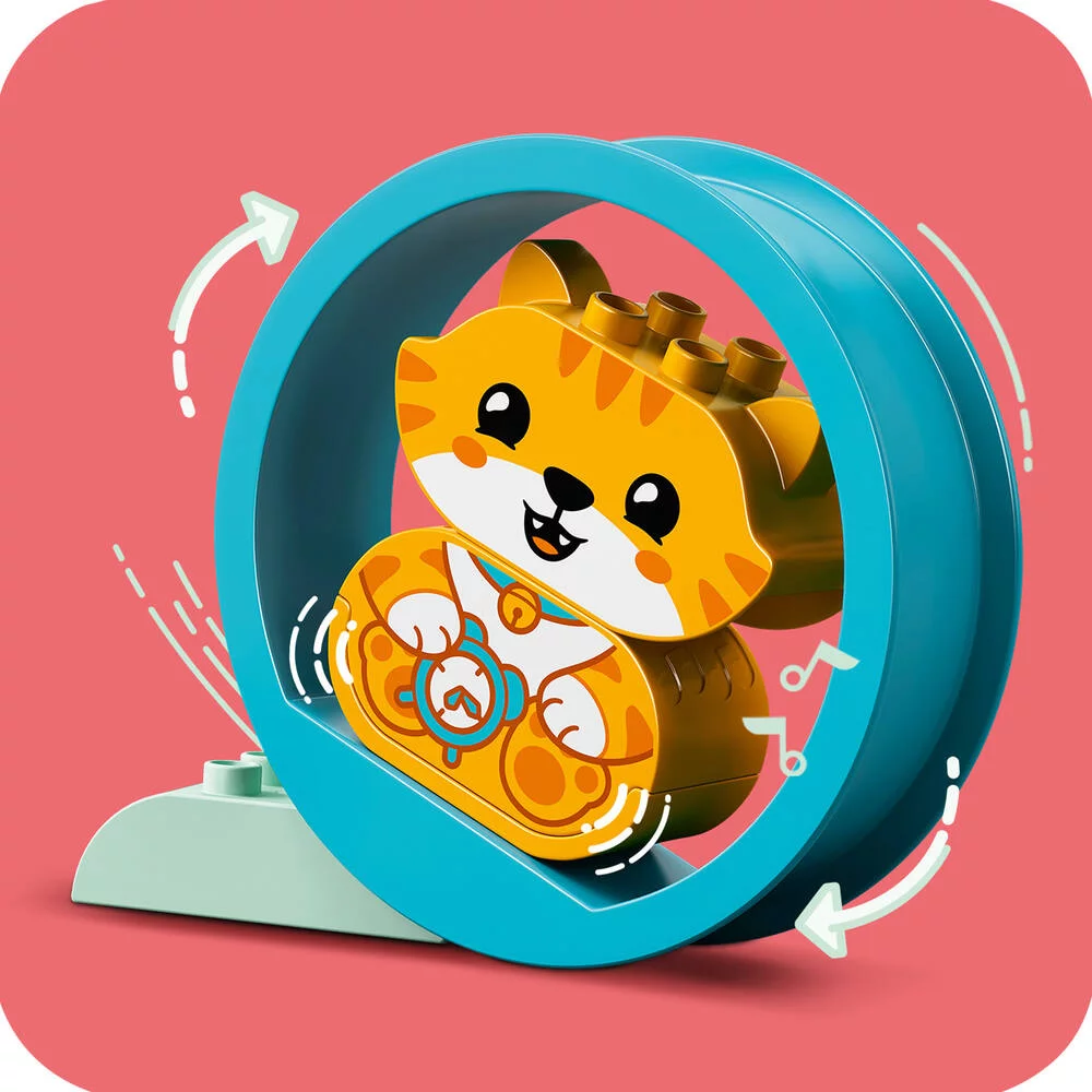 LEGO®DUPLO 10977 - MES PREMIERS CHIOT ET CHATON AVEC EFFETS SONORES