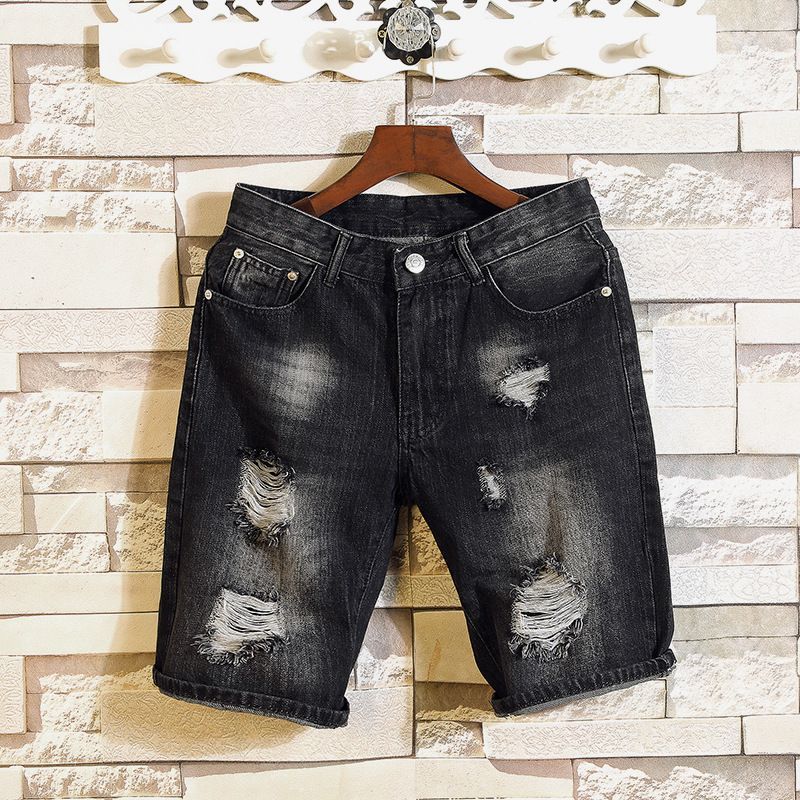 Sparrow Farm - Gewassen, verweerde denim shorts