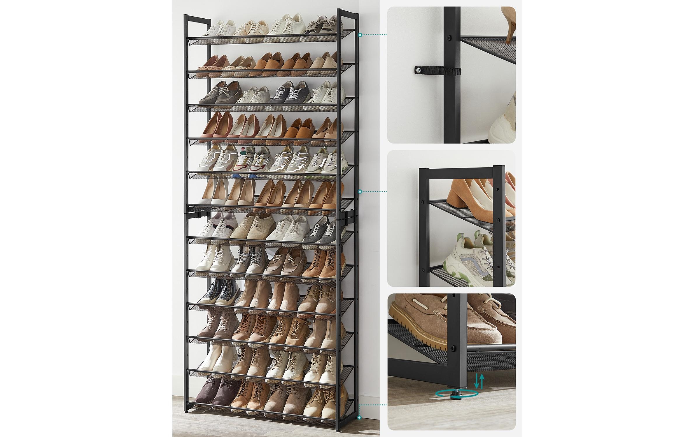 SONGMICS Schuhregal »92.3 x 221.4 cm«
