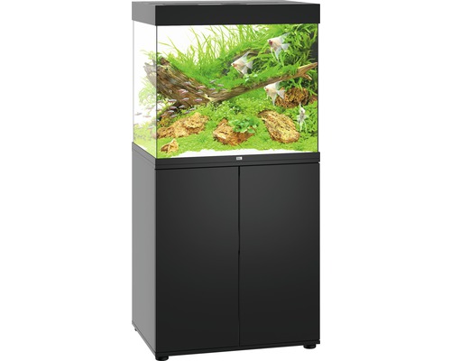 JUWEL Lido 200 SBX aquariumcombinatie met LED-verlichting, verwarming, filter en zwarte kast