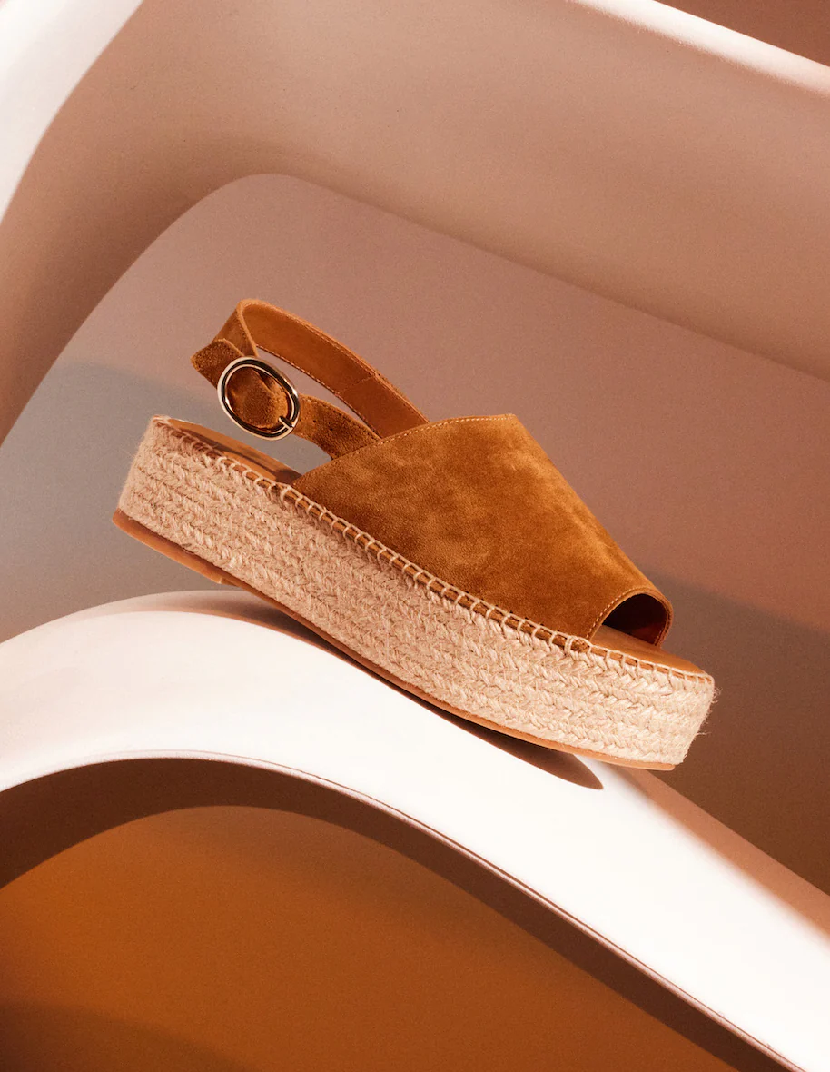 Espadrilles Maya - Suède ambre