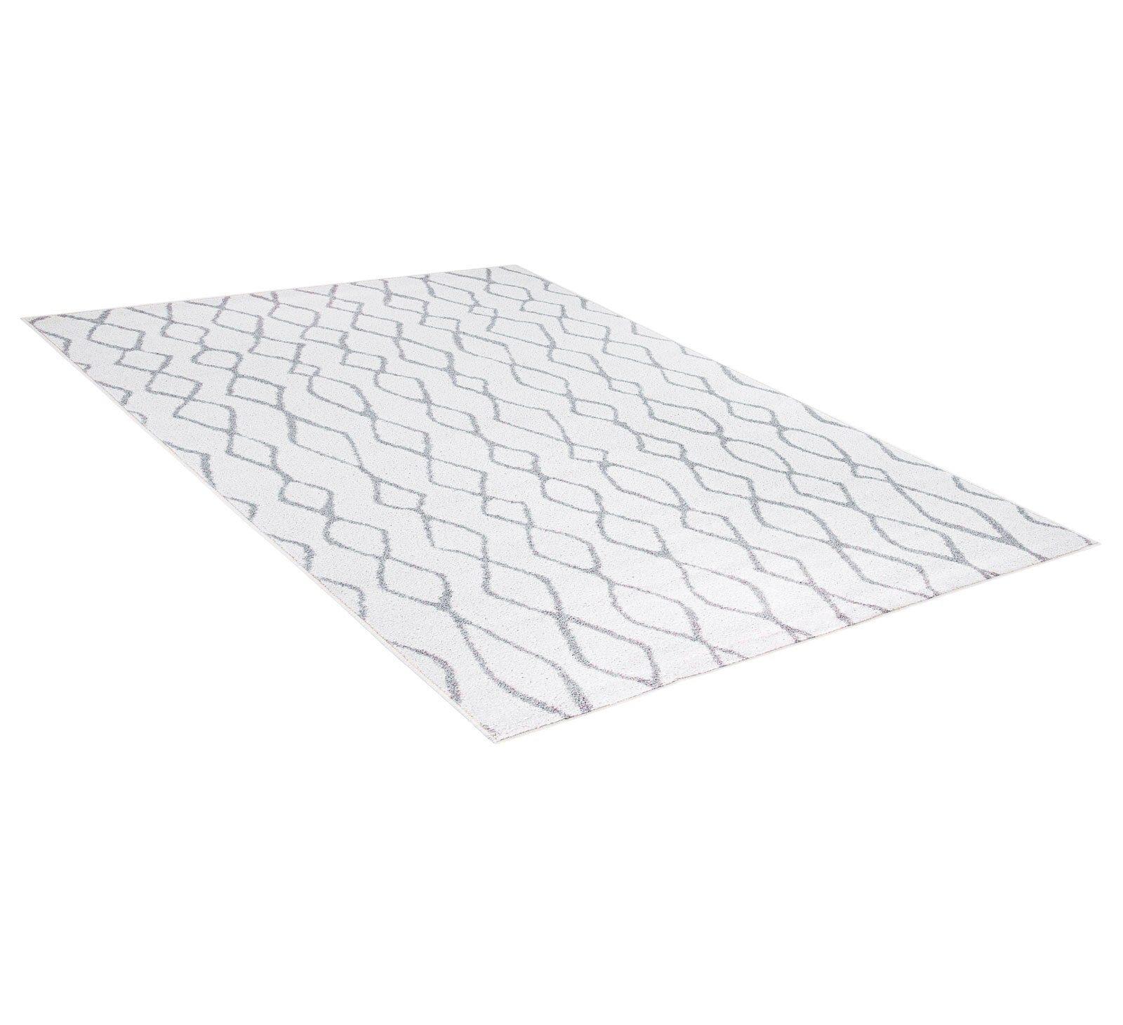 Kelim-Teppich LUND 60 x 110 cm grau