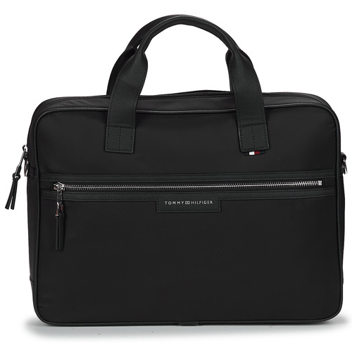 Tommy Hilfiger - TH URBAN REPREVE COMPUTER BAG - Noir