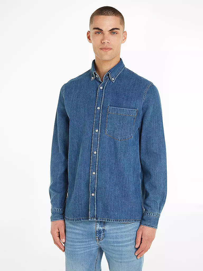 TOMMY HILFIGER Jeanshemd blau