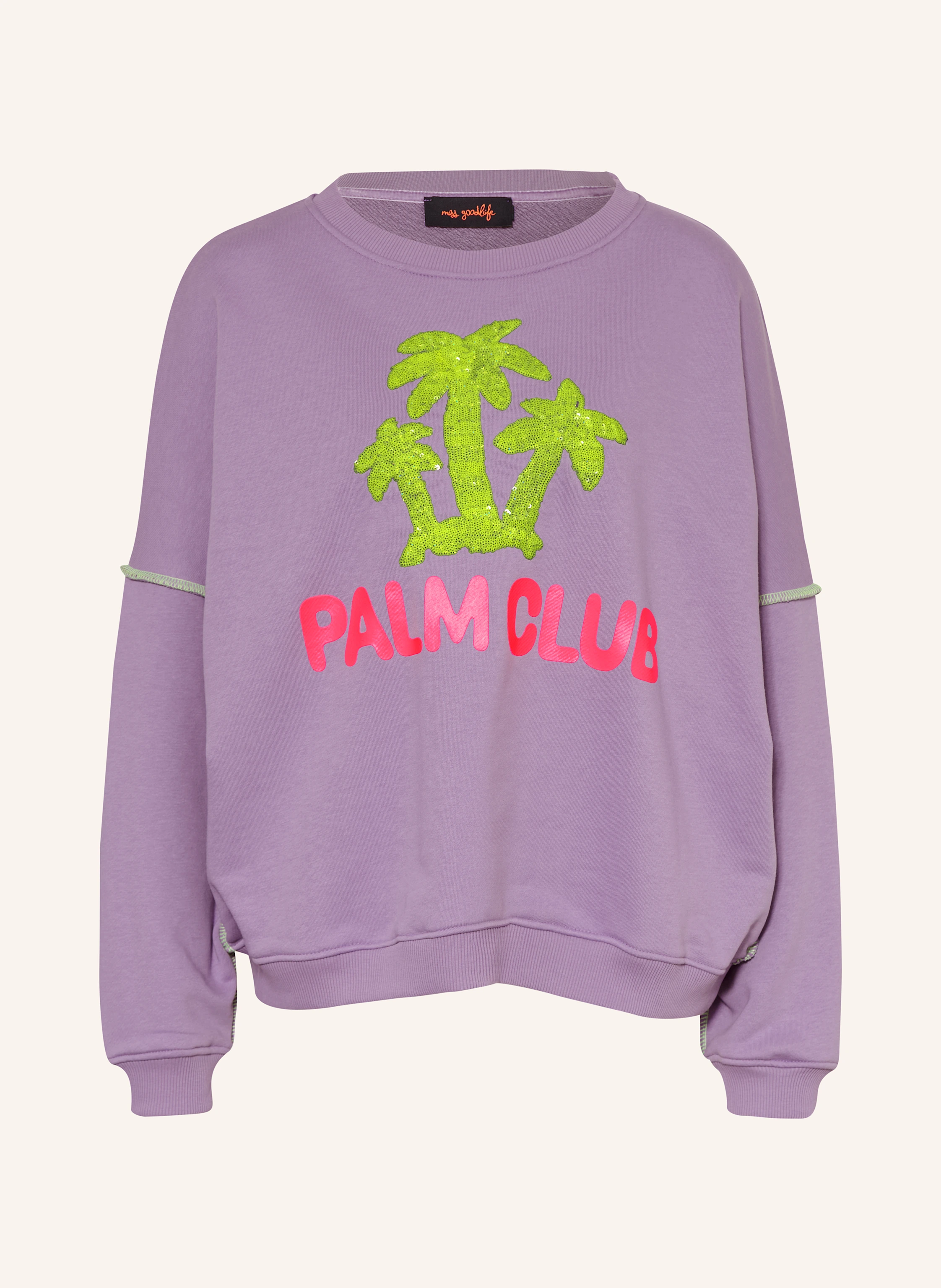 miss goodlife Sweatshirt mit Pailletten
