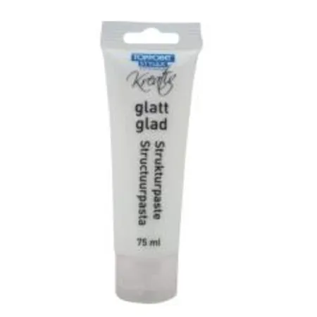 Stylex Tuben Strukturpaste 75 ml, glatt weiß für Acrylfarbe, 6 Stück