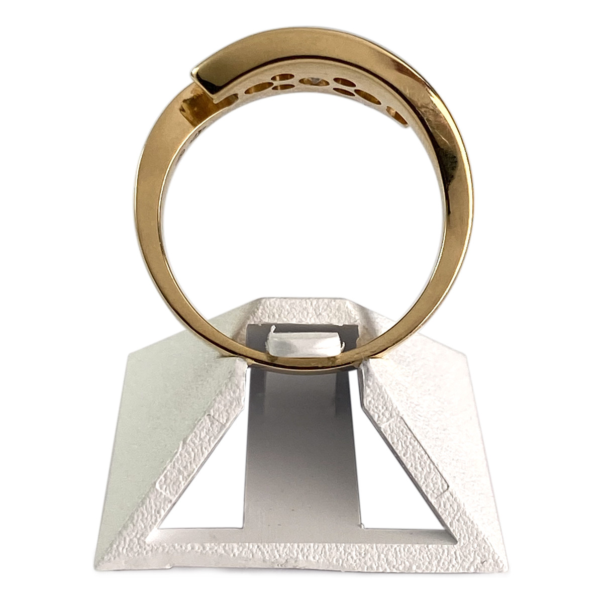 Bague d'occasion Trilogy or 750 jaune diamants
