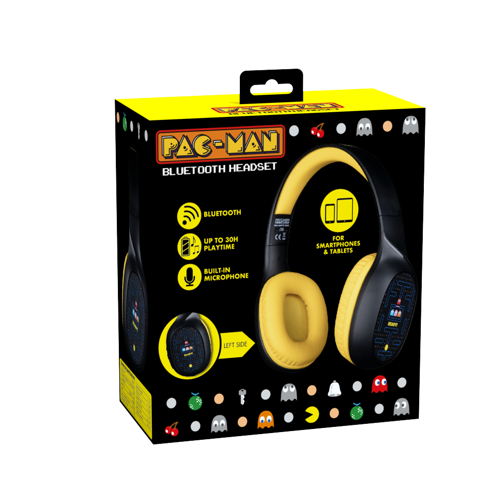 Konix Casque Bluetooth Headset- Pacman