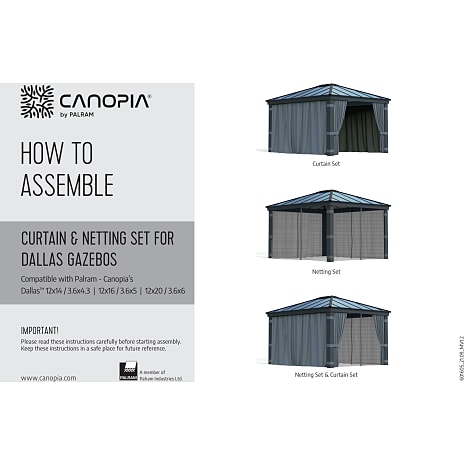 CANOPIA by PALRAM Myggenet til dallas 4300 palram