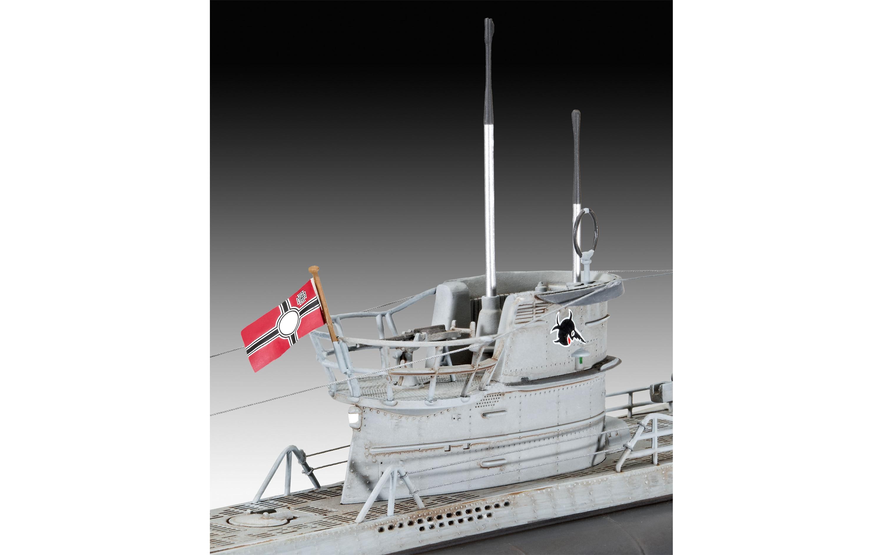 Bausatz U-Boot U96, Das Boot Collector's Edition 1:144Das Boot Collector's Edition - 40th Anniversary, Geschenk Set inklusive Klebstoff und Farben