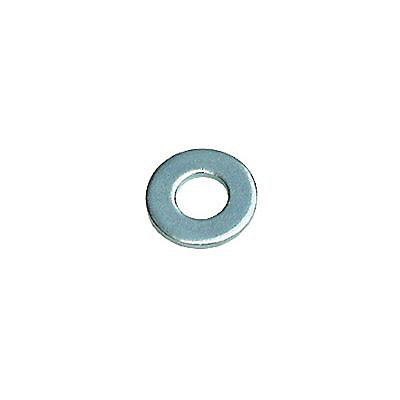10 rondelles plates moyennes Diall acier zingué Ø4 mm
