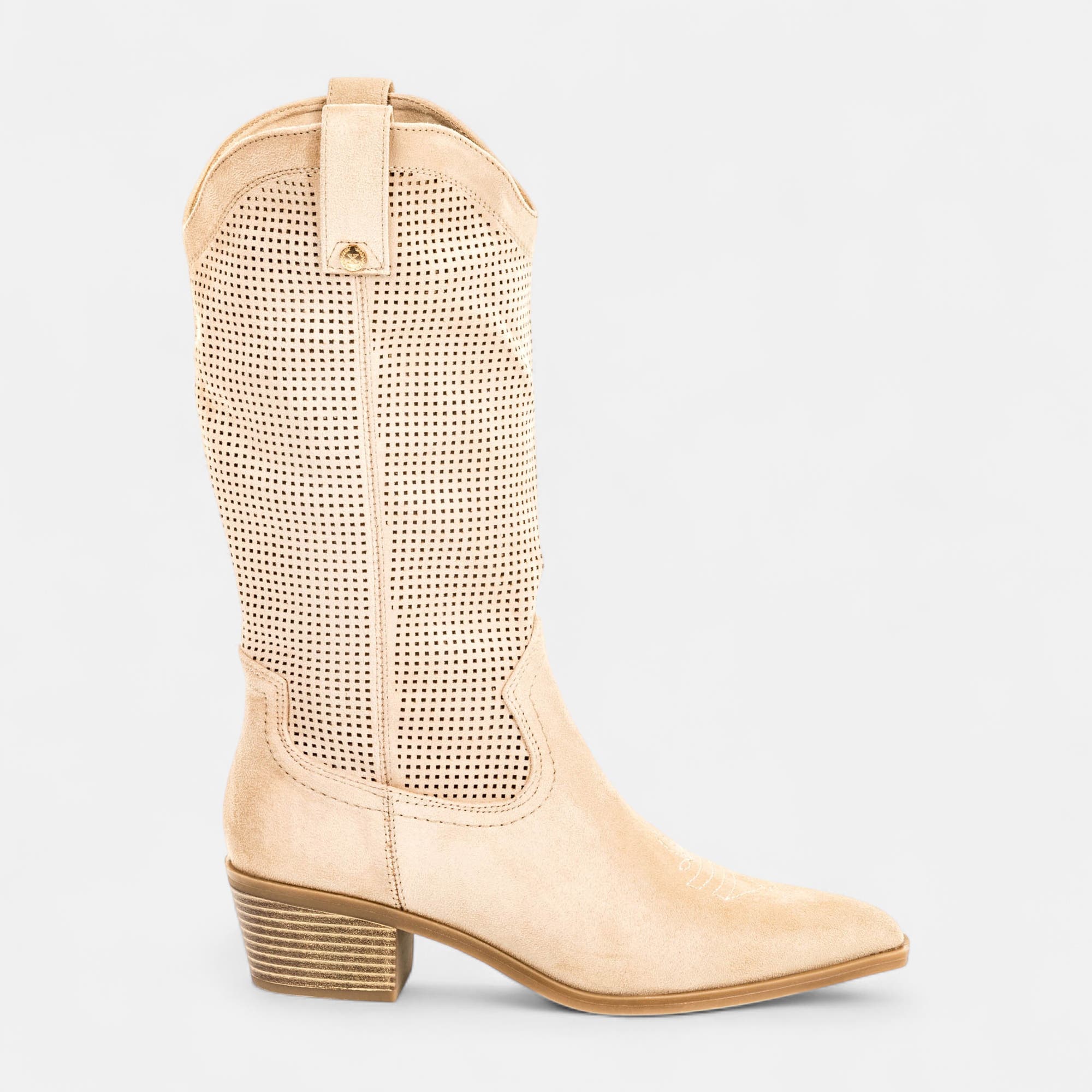 Bottes à talon Femme beige
