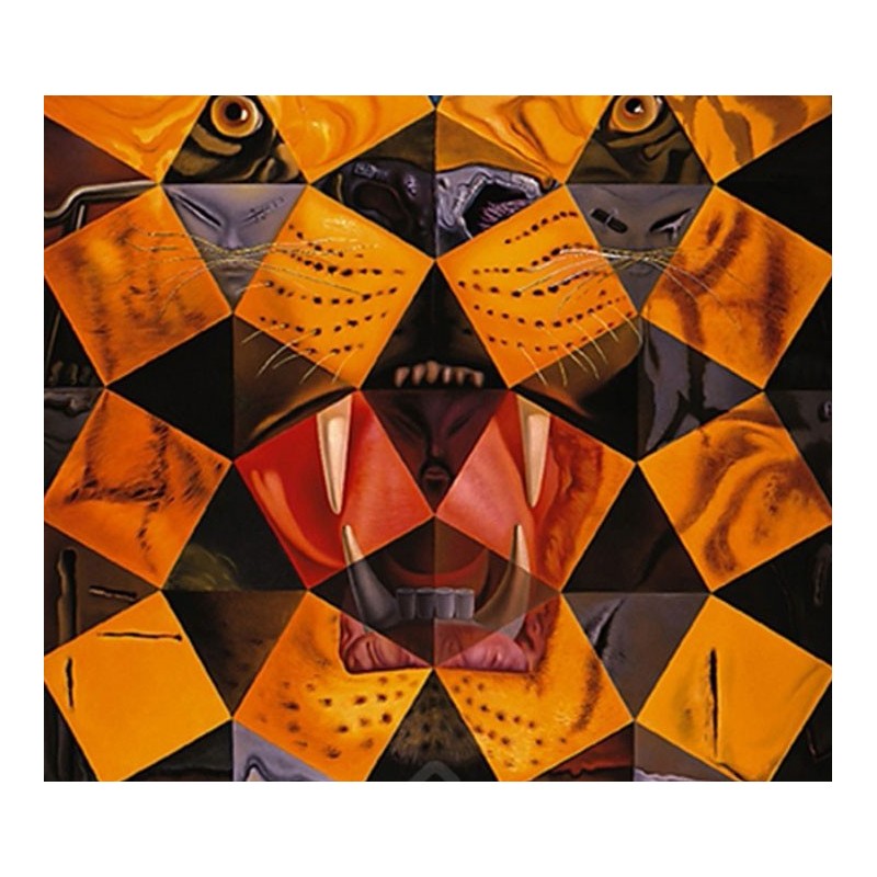 Puzzle 1000 pièces - Dali - Cinquent tigre real