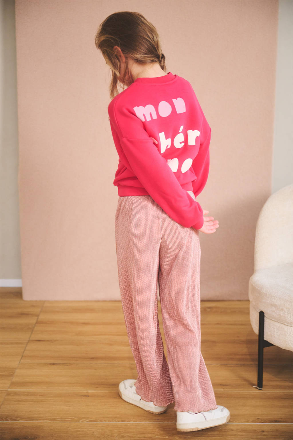 NONO regular fit broek Sun taupe