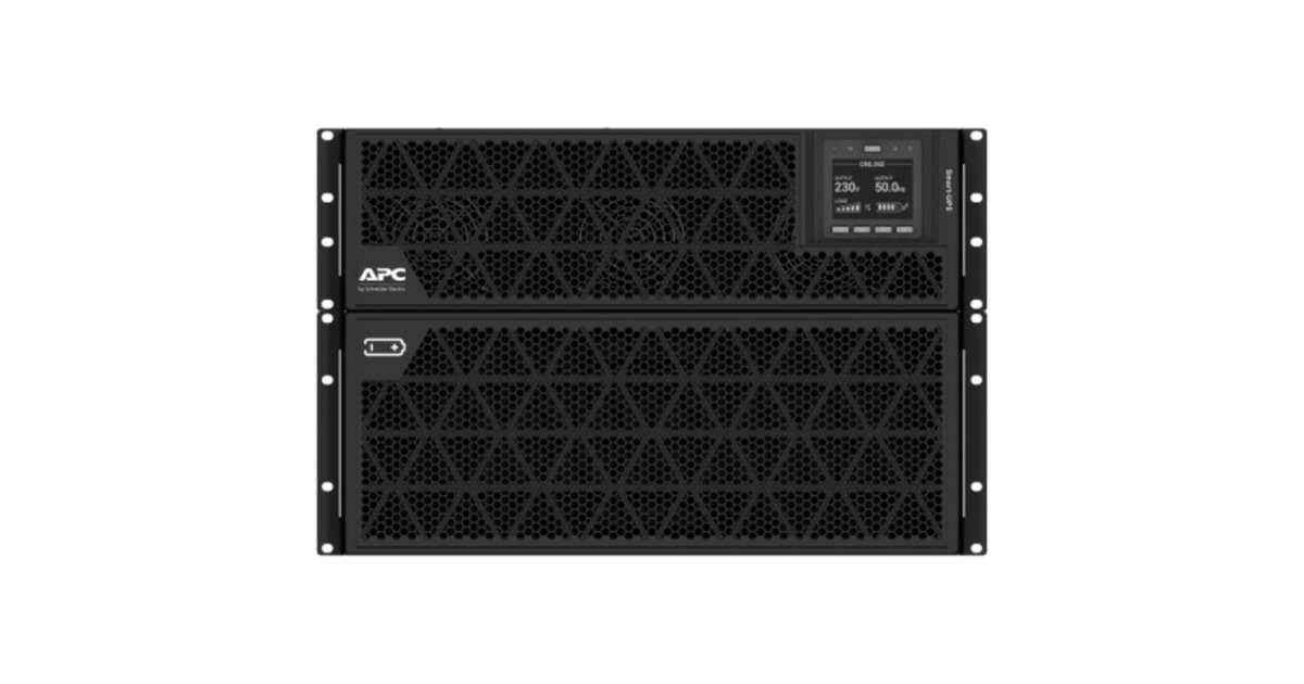 APCSmart-UPS On-Line SRTG15KXLI Noodstroomvoeding ups  (Zwart, 15kW, 230V&400V hardwired in&uit, NMC)