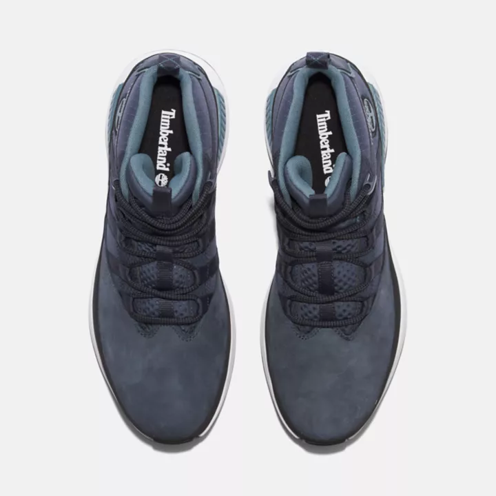 Baskets à lacets Euro Trekker pour homme en bleu marine