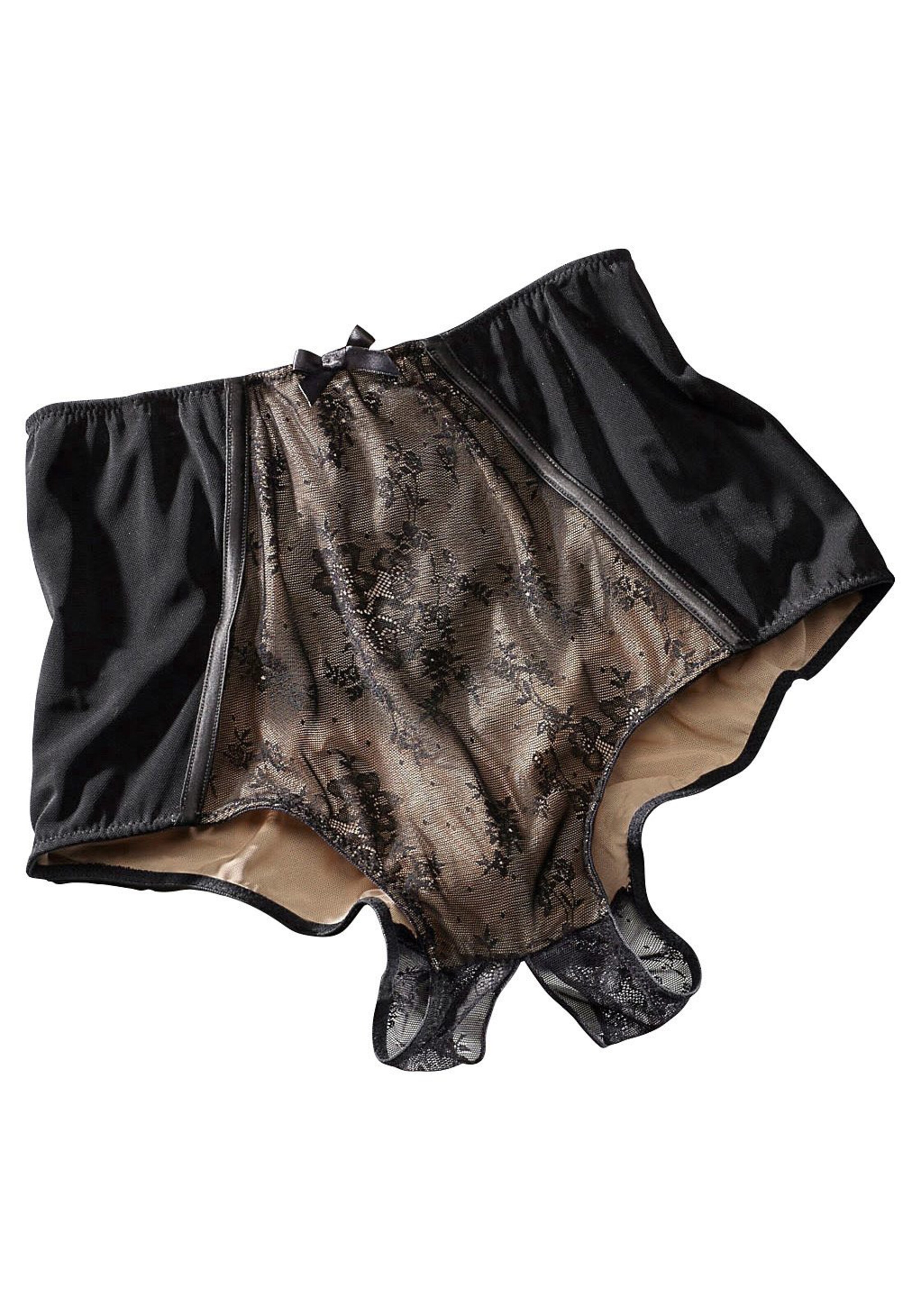 petite fleur gold Panty-Ouvert in schwarz