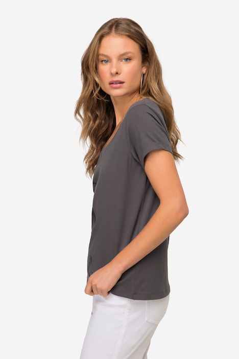 T-Shirt, Möwe, V-Ausschnitt, Halbarm