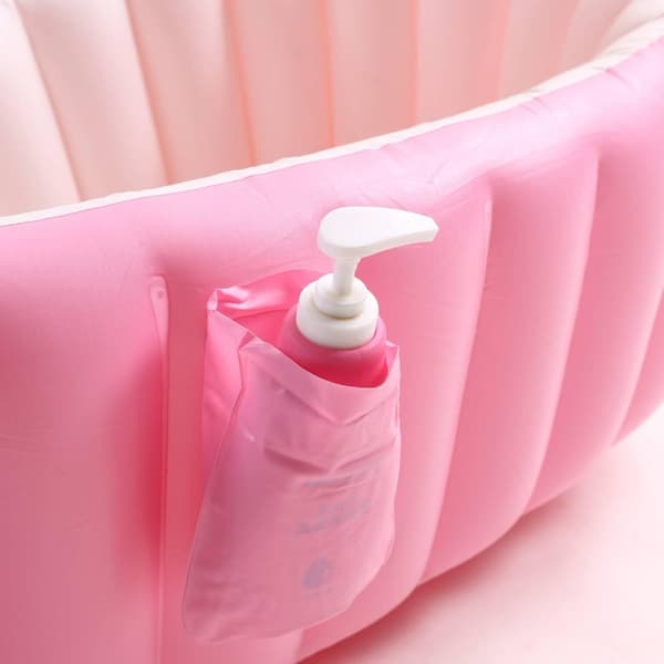 Oppblåsbart Badekar til Baby - Rosa