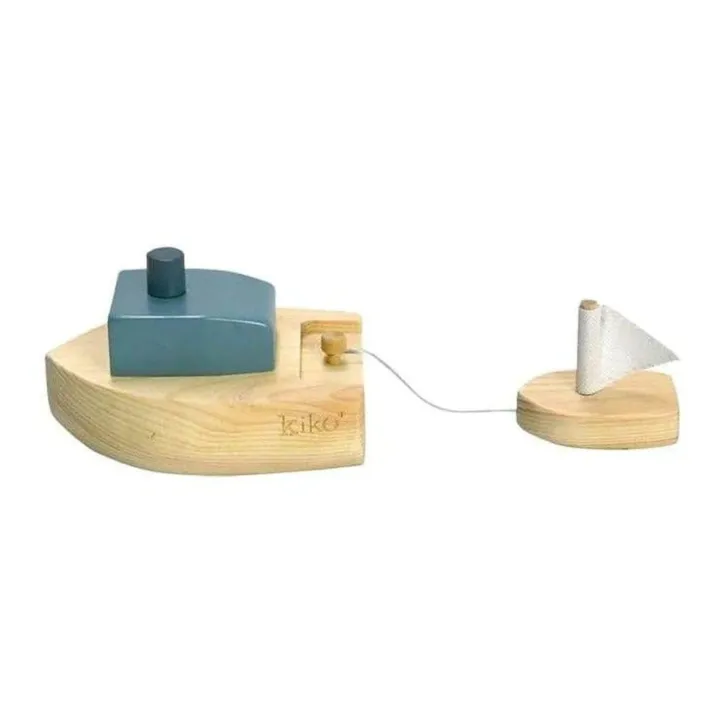 Kiko+ & gg* Bateau en bois | Bleu