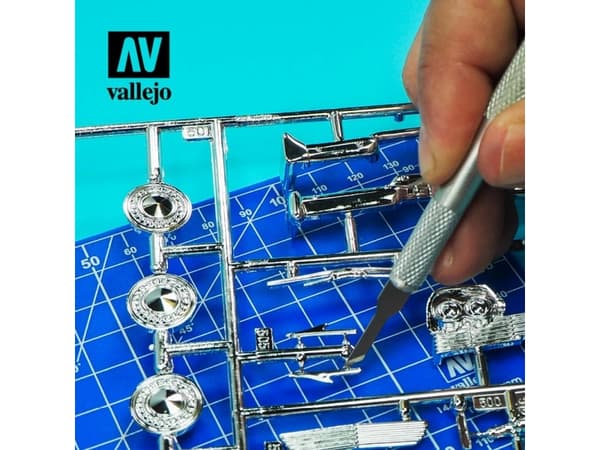 Vallejo T06005, Modelerings kniv, Rustfritt stål, 18 år, 5 stykker