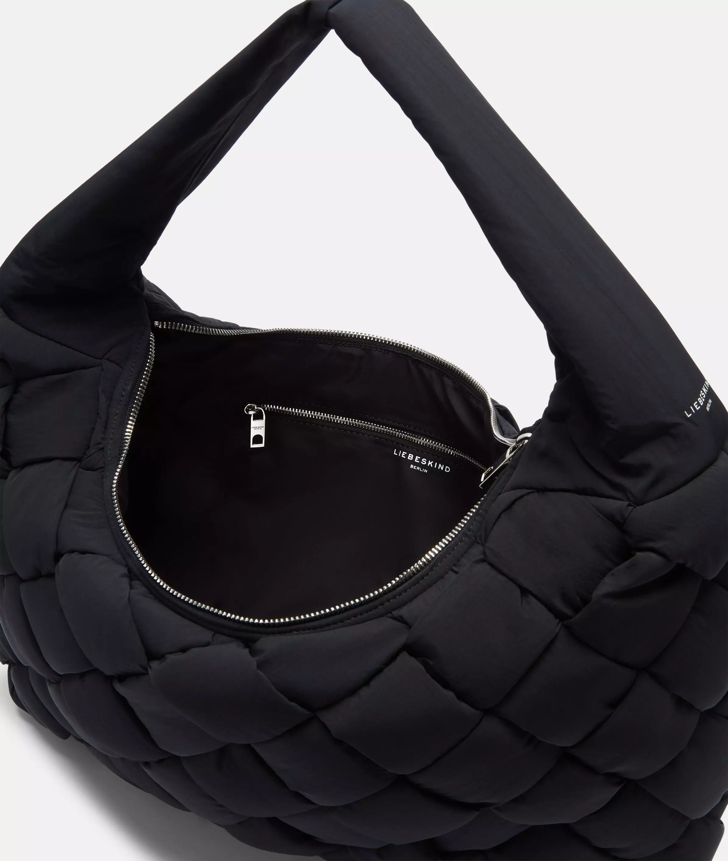 Nylon Bo Hobo L Large nylon bag with padded quilting