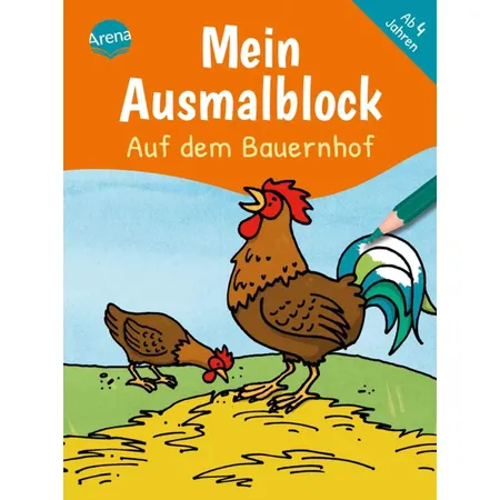 Arena Mein Arena Ausmalblock - Auf dem Bauernhof