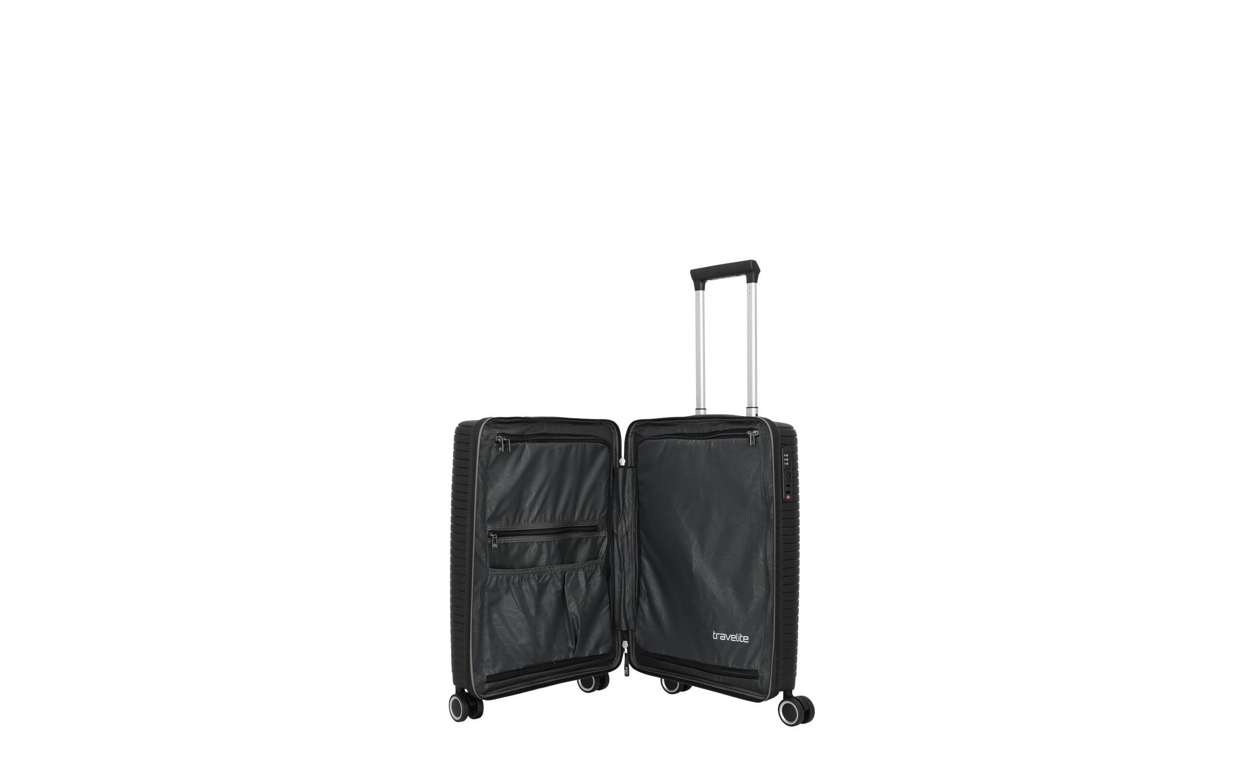 Reisekoffer ORBITA Trolley, S SchwarzDer kompakte Begleiter für bunte Reisen