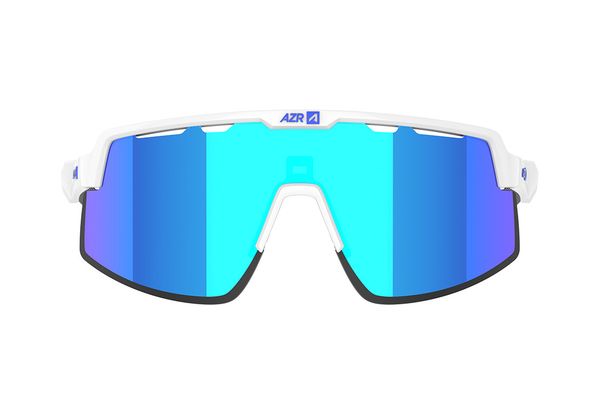 Coffret Lunettes AZR Speed RX Blanc Vernis / Verre Bleu   Verre Incolore