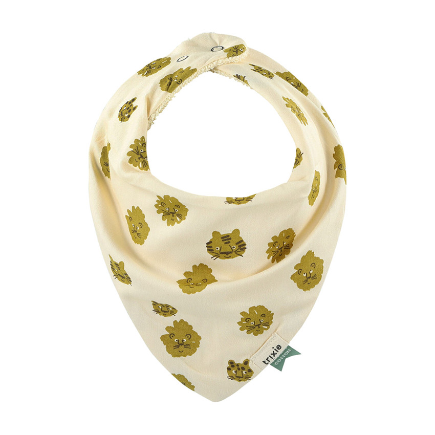 Lot de 3 bavoirs bandana Lucky Léopard
