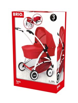 BRIO 24900000 Dukkevogn Spin, Rød