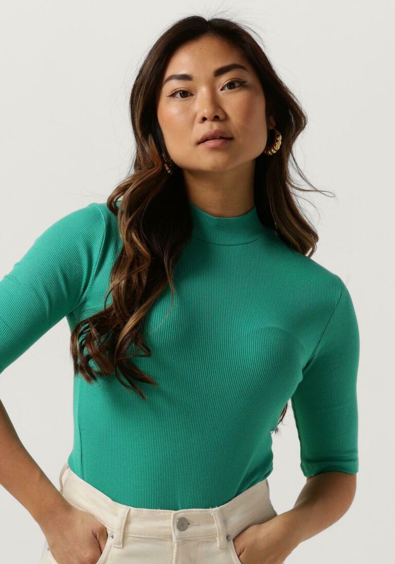 MODSTR\u00D6M groene modstr&ouml;m top krown t-shirt