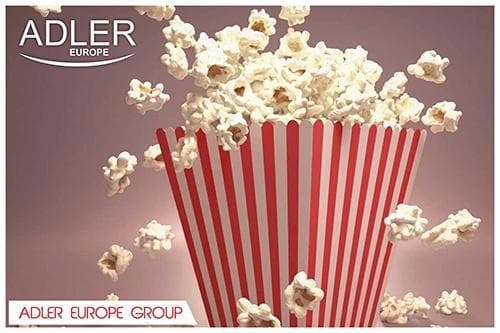 Adler-popcornmaskine, der ligner en fodbold