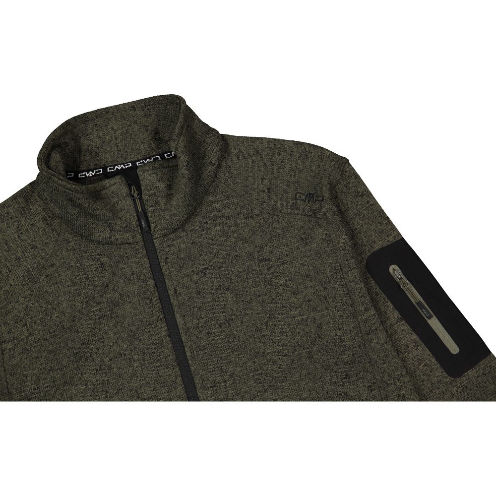 CMP Knit-Tech Fleecejacke Herren olive