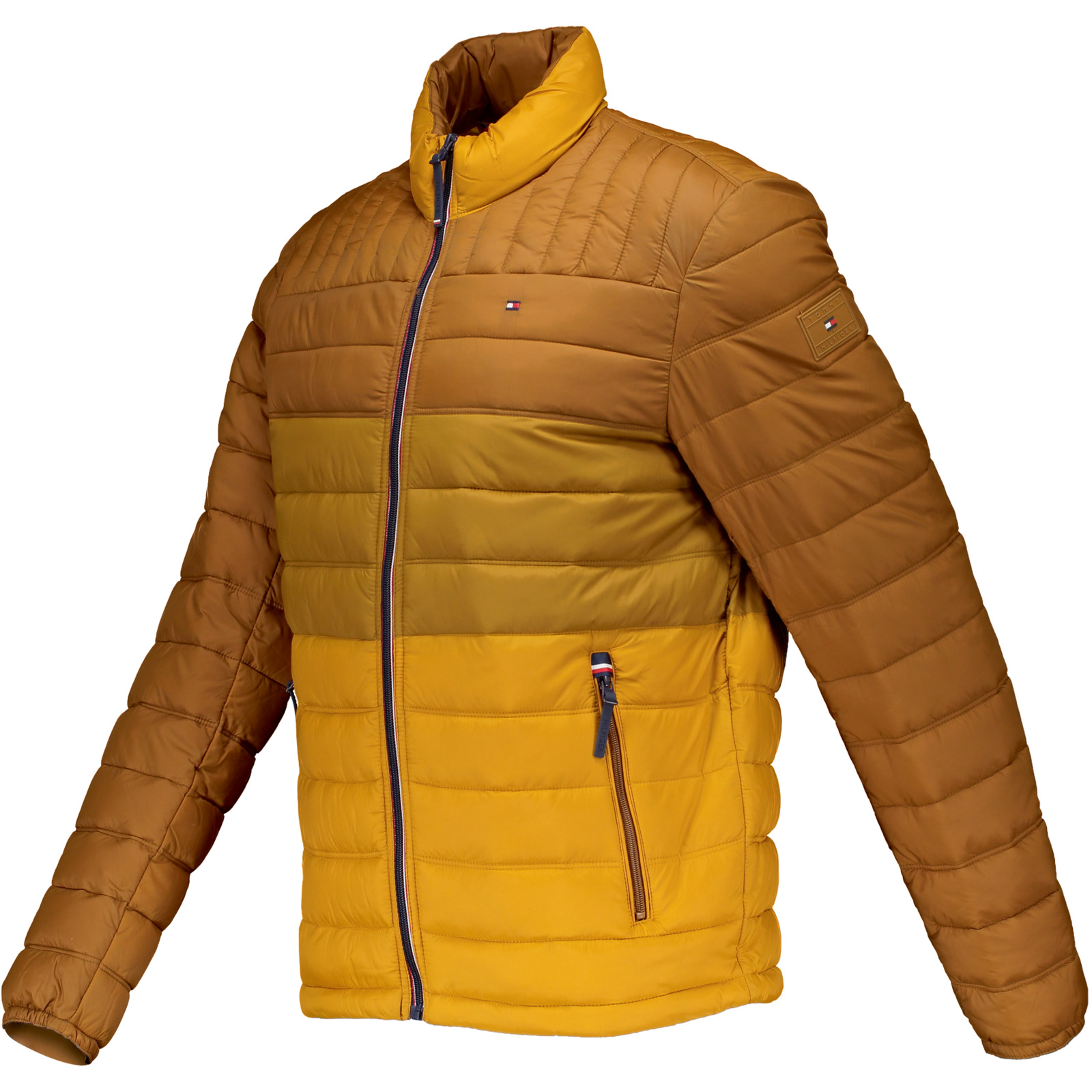 Tommy Hilfiger Herren-Jacke Logo Packable XL, braun