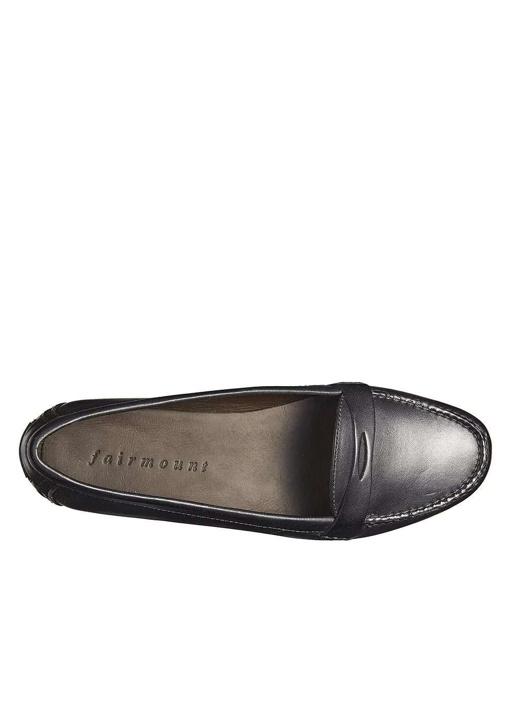 MOCASSIN ROUND MOC CUIR NOIR
