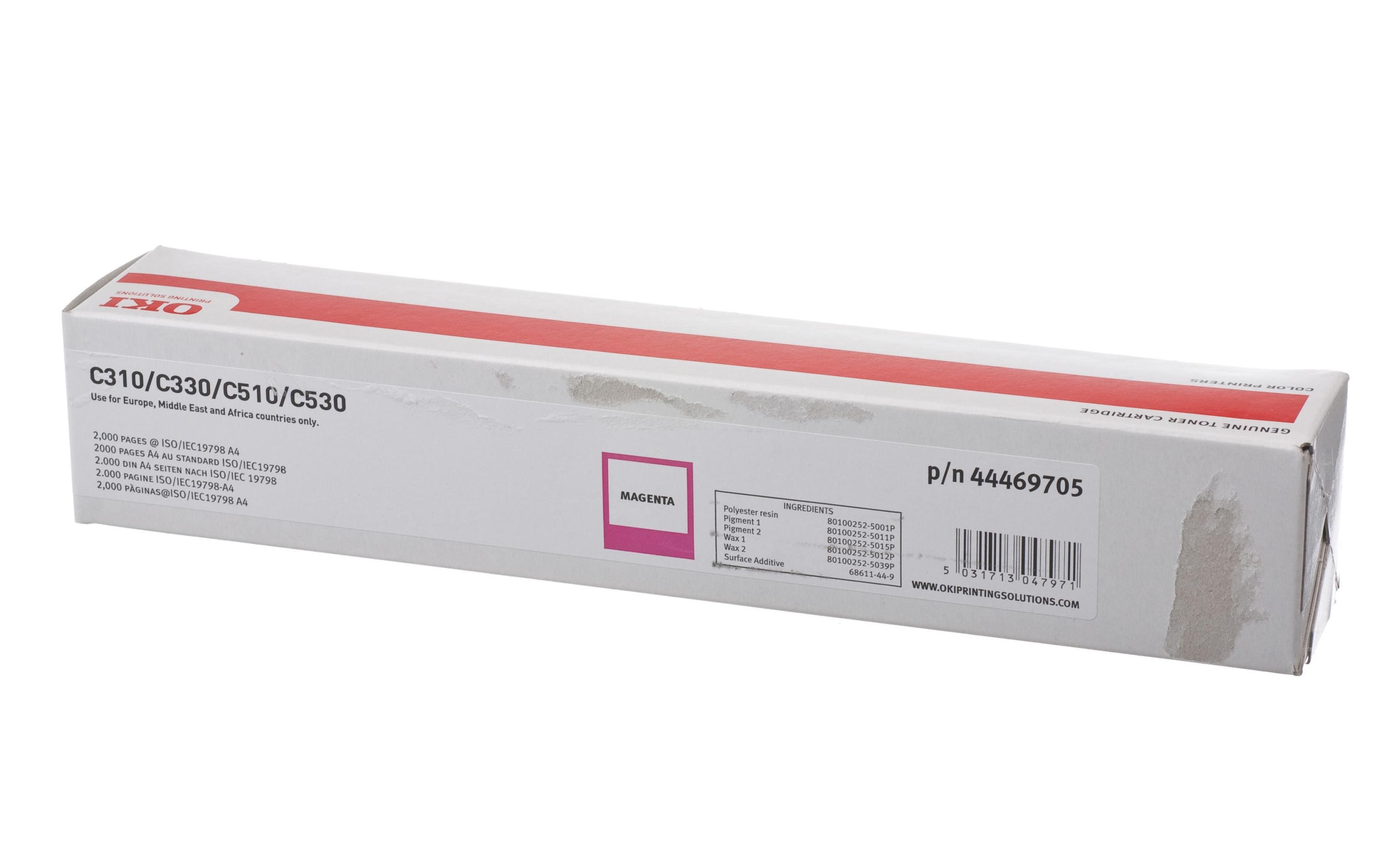 Toner 44469705 Magenta<br>Toner, magenta