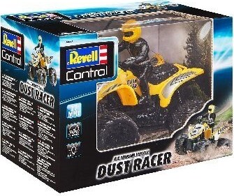 Revell - Fjernstyret Rc Atv Quadbike - New Dust Racer