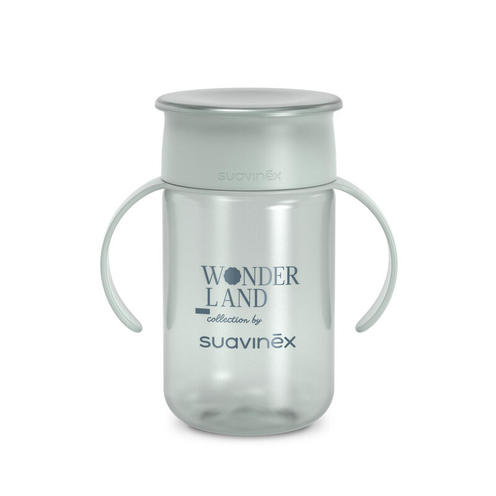 Tasse d'apprentissage 360° 340 ml Wonderland Bleu - SUAVINEX