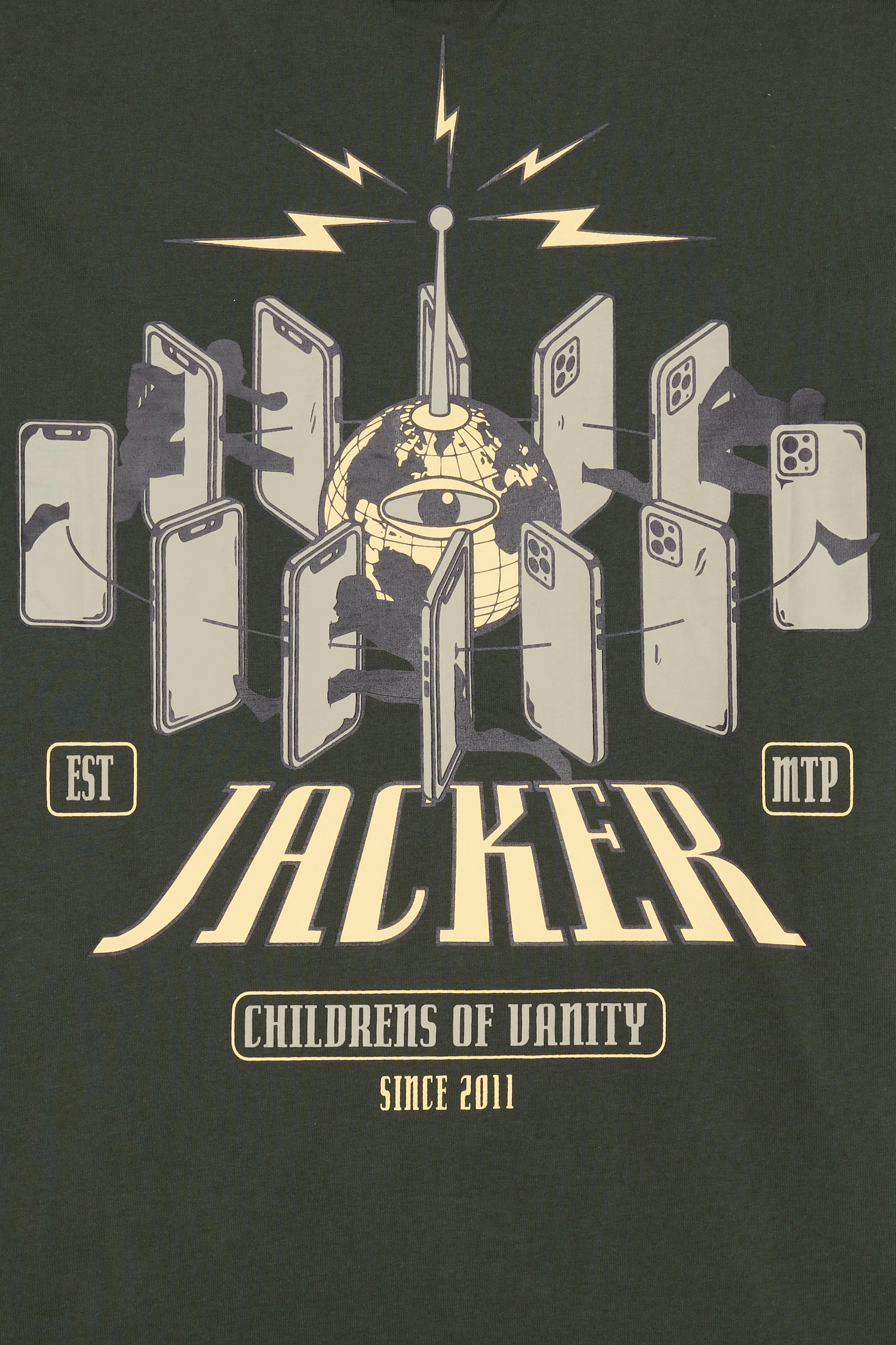 JACKER T-shirt Vanity Vert