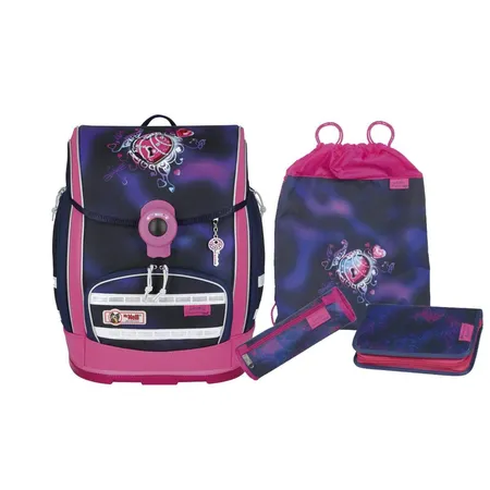 McNeill Ergo Explorer Lovely Schulranzenset, 4-teilig