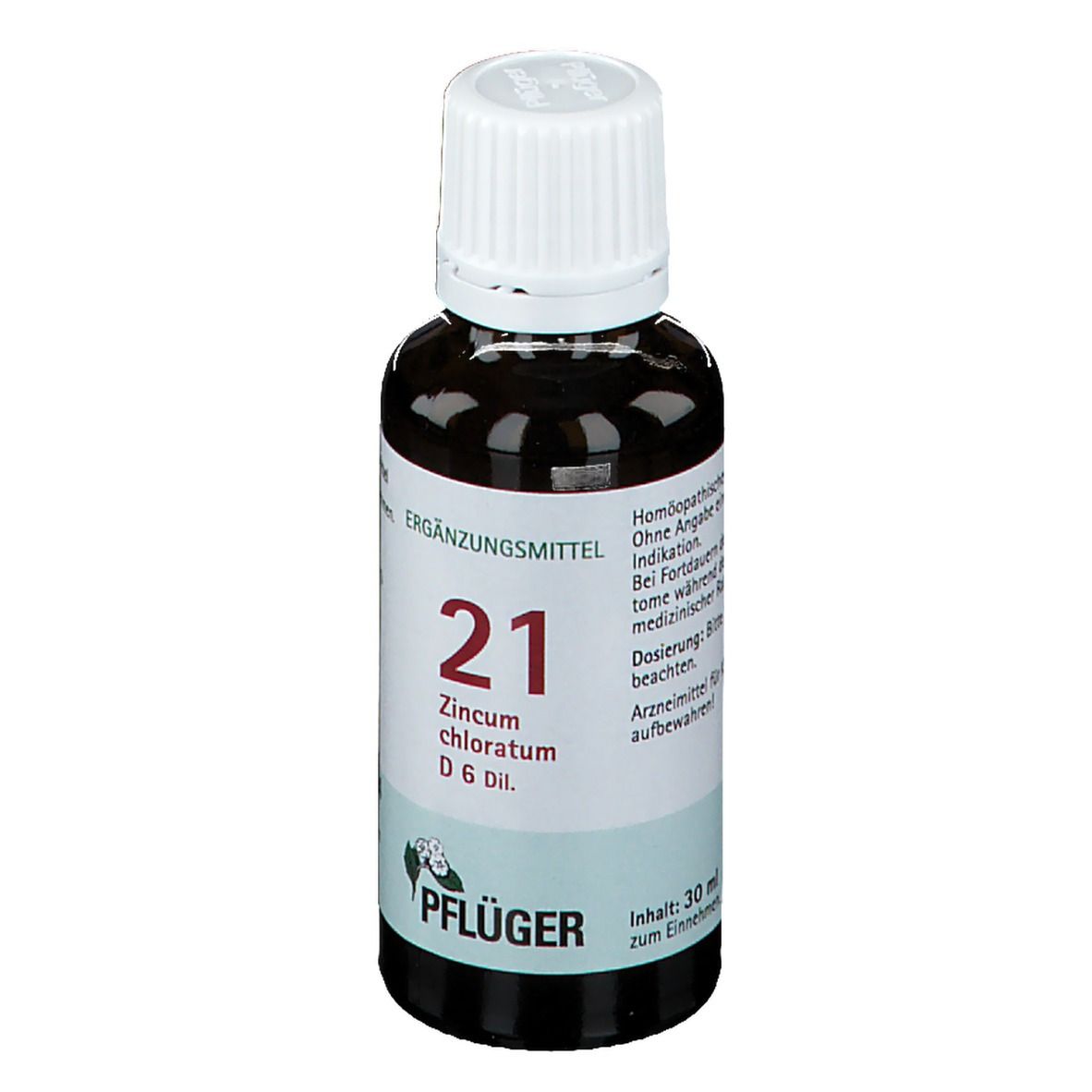 Biochemie Pflüger® 21 Zincum chloratum D 6