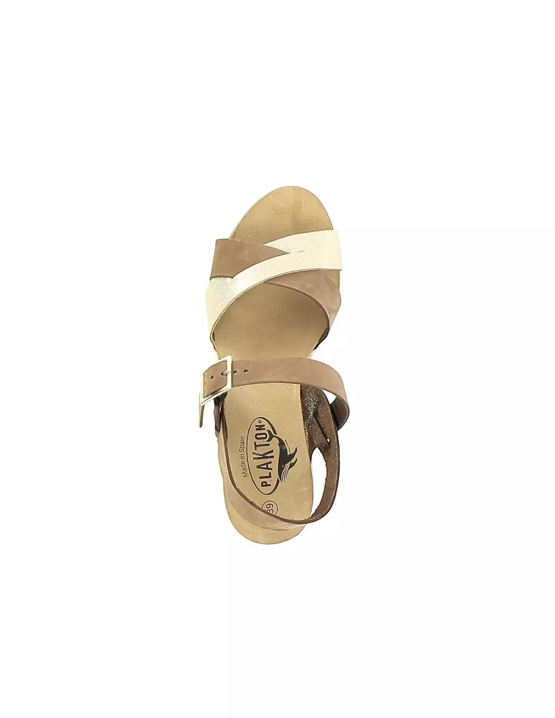 PLAKTON PLANTIO - Sandales & nu-pieds Castagnaoro