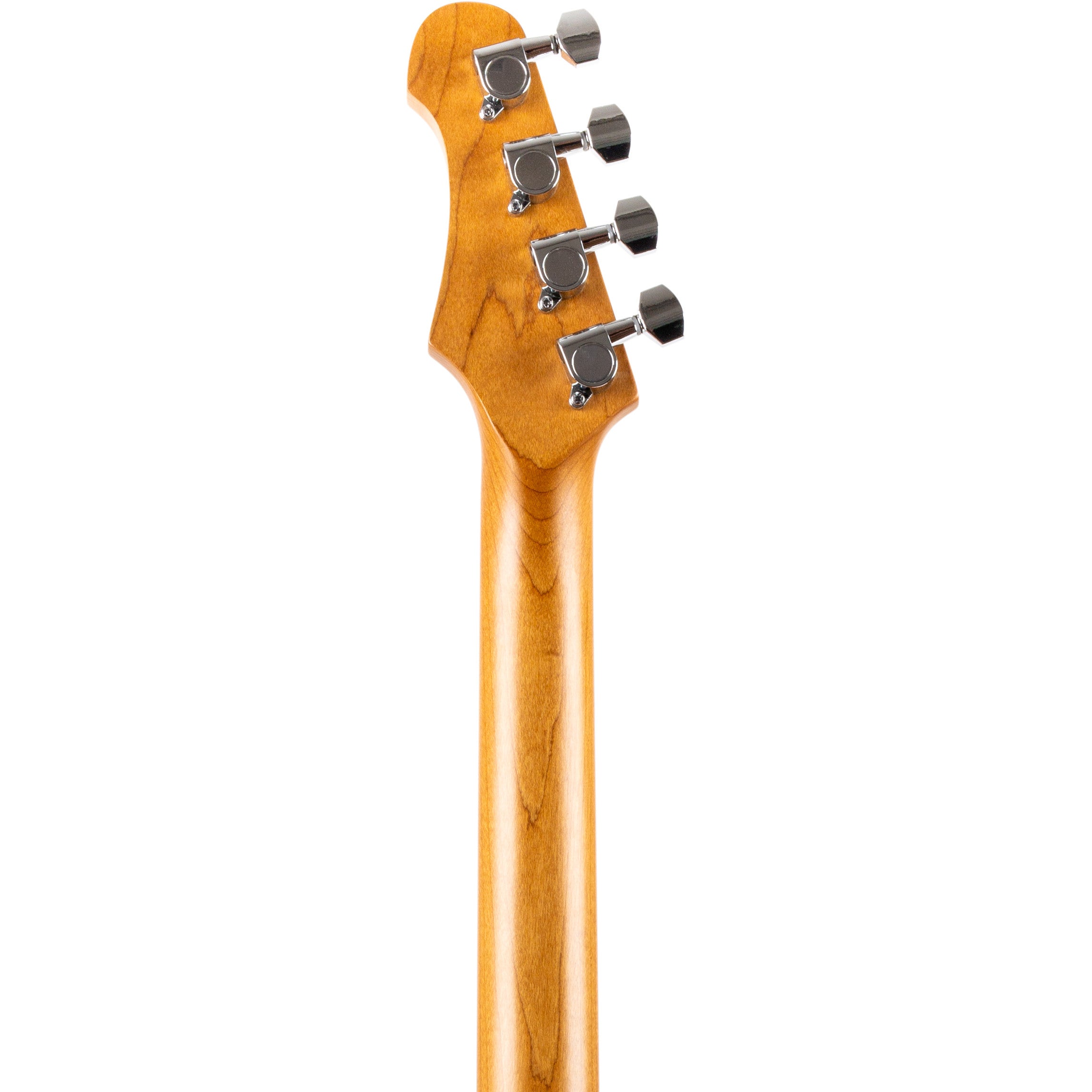 Flight Rock Series Pathfinder Tenor Transparent Blue elektrische solid body ukelele met gigbag