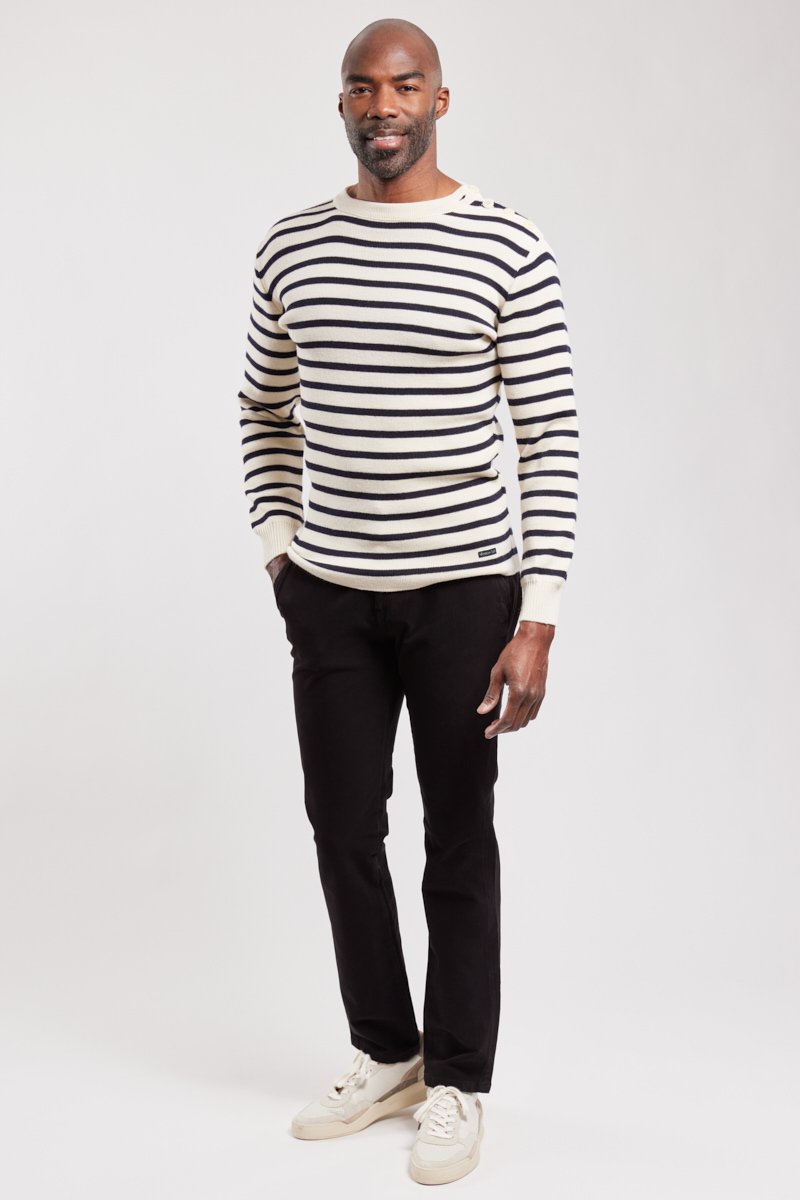 Pull marin rayé 