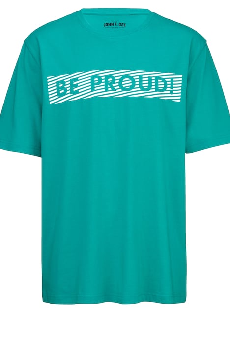 John F. Gee T-Shirt, Halbarm, Schriftzug, Rundhals, bis 72/74