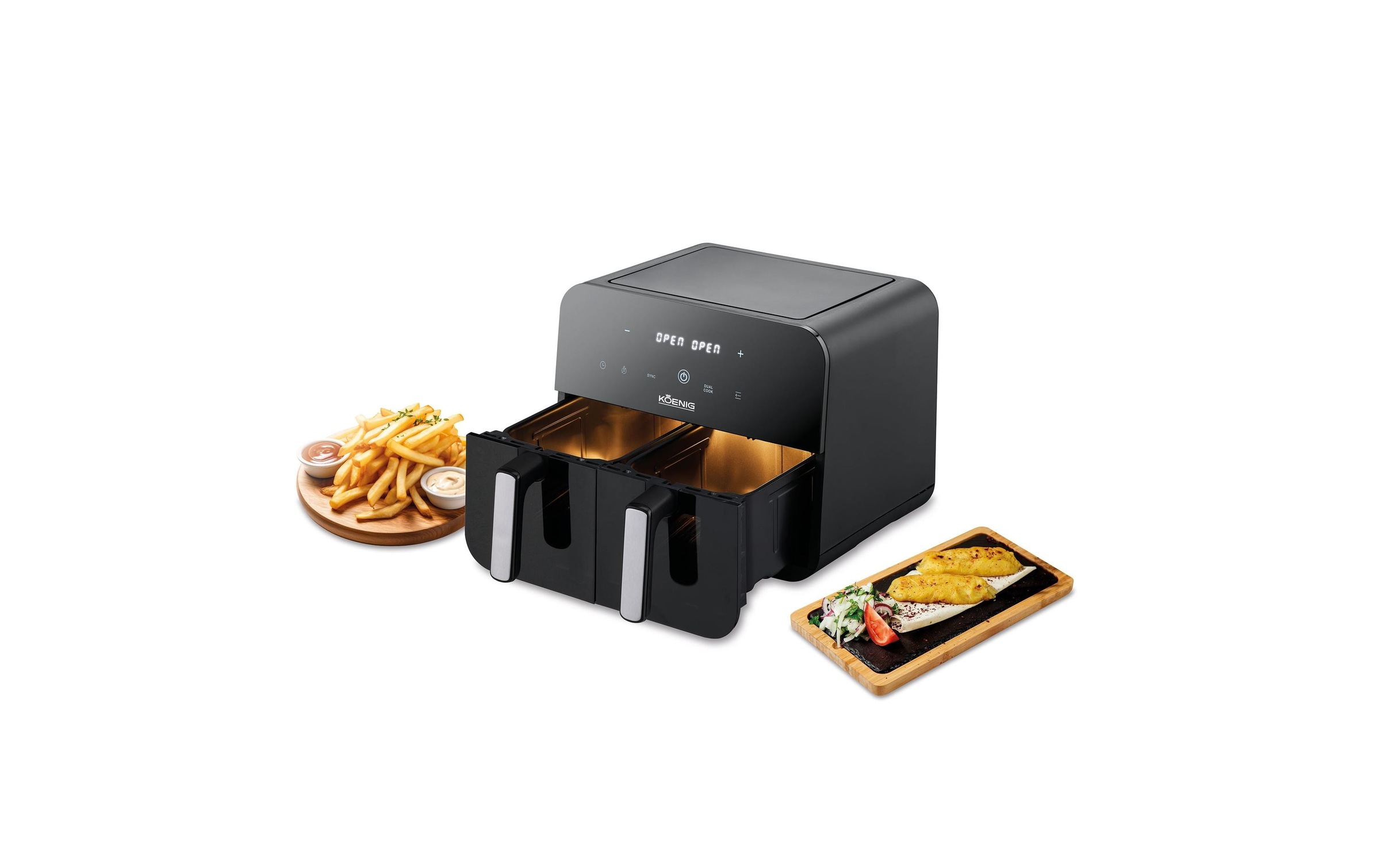 KOENIG Heissluftfritteuse »Quick & Pure 5« 1200 W