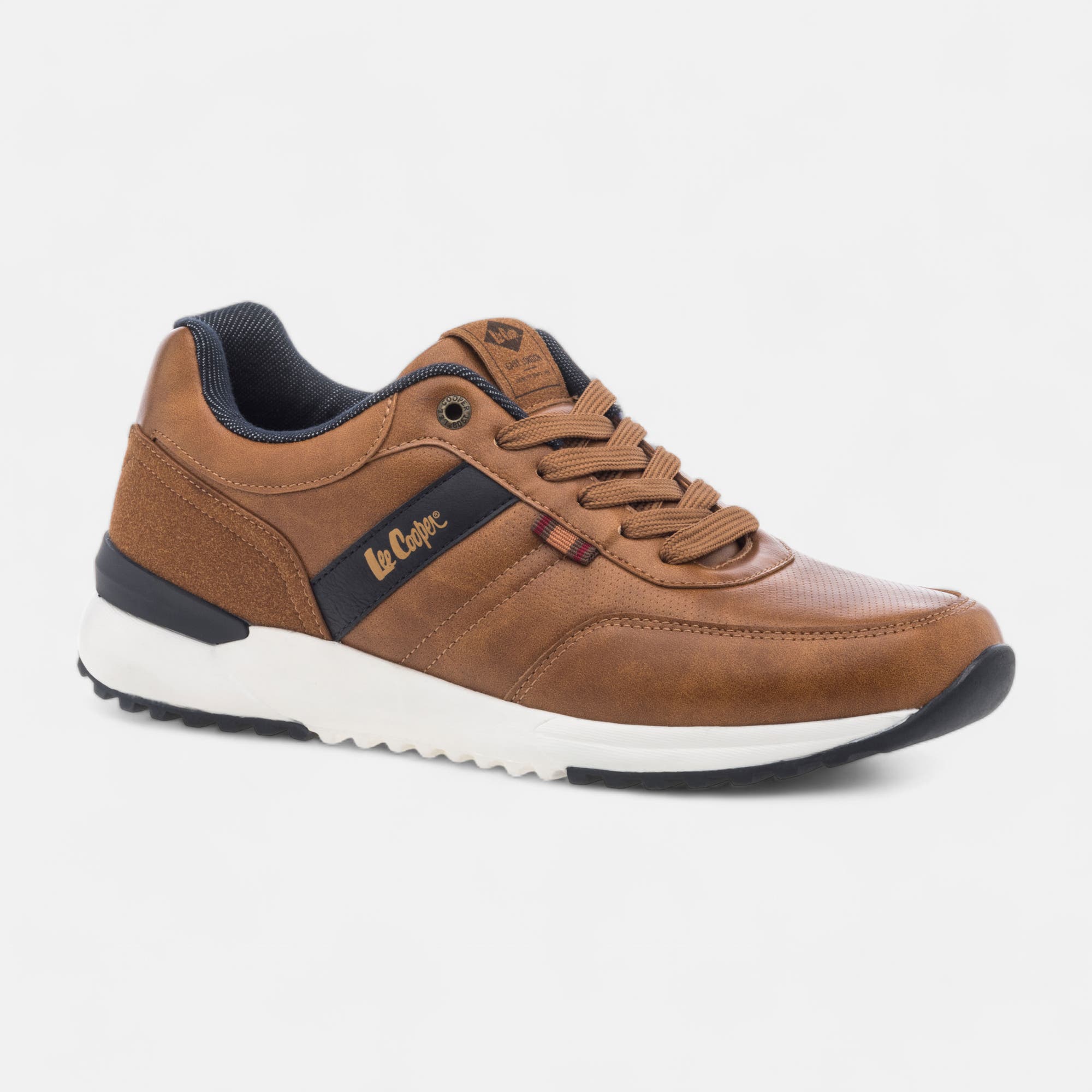 Baskets basses Homme cognac
